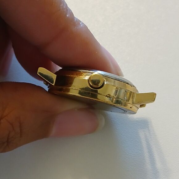 Vintage Black Hills Gold Watch Head Diamond Quartz Roman Numeral Bezel F65318-7 main image 10
